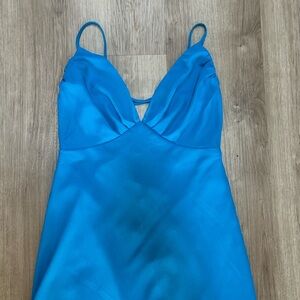 Lulu's Vibrant Blue Maxi Dress